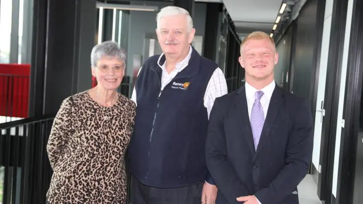 Welma Robinson, John McGill and Jack Robinson (left to right)