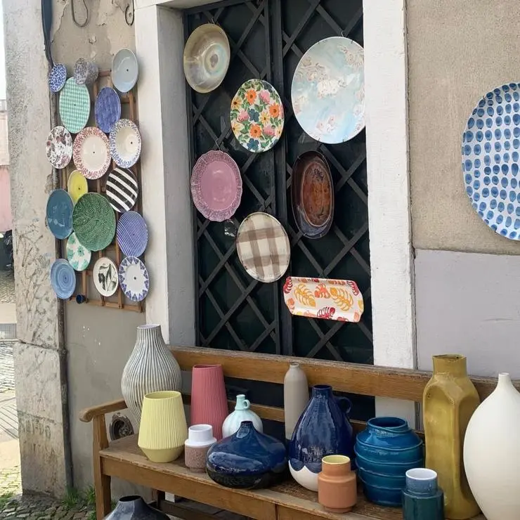 We discovered some stunning ceramics in Lisbon.