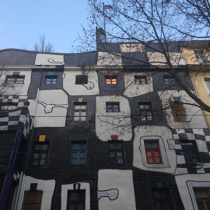 An image of The Museum Hundertwasser im KunstHausWien in Vienna.