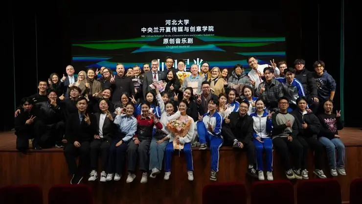 Vice-Chancellor, Professor Graham Baldwin, visited Hebei University to celebrate the 10th anniversary of the partnership.