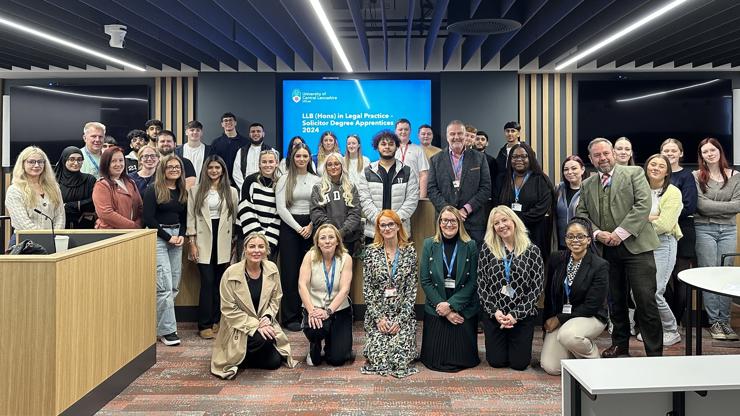 Our 2024 cohort of LLB (Hons) in Legal Practice - Solicitor Degree Apprentices