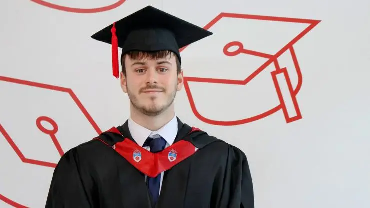 William at his graduation.