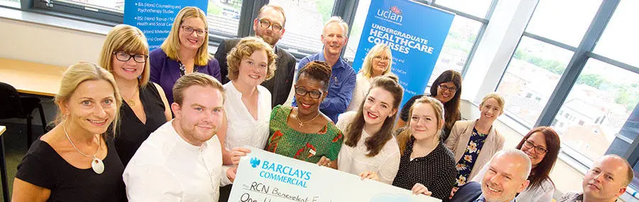 UCLan student nurses praised by national nursing charity president for ...