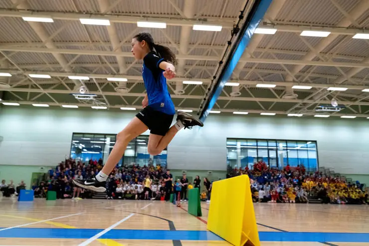 Pupils took part in a range of events including an obstacle relay, standing long jump and speed bounce