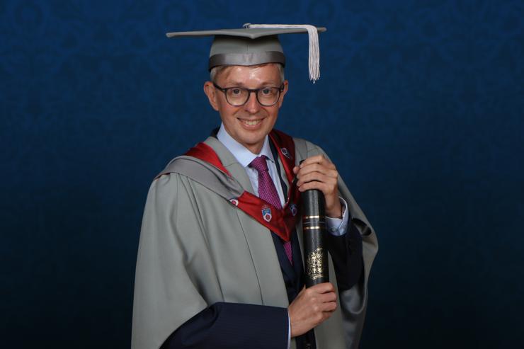 New UCLan Honorary Fellow Mick Cartledge