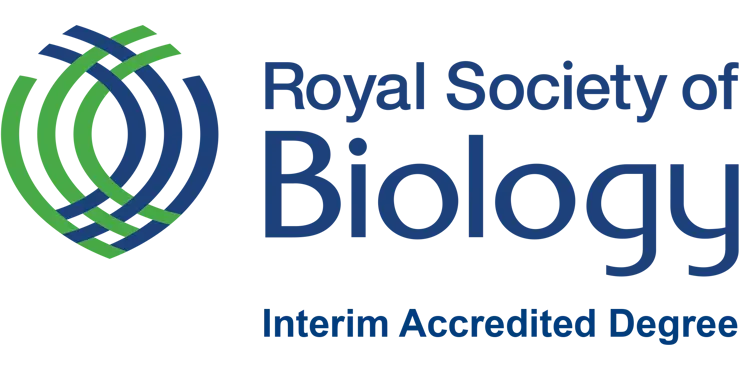 This programme has been awarded interim accreditation by the Royal Society of Biology.